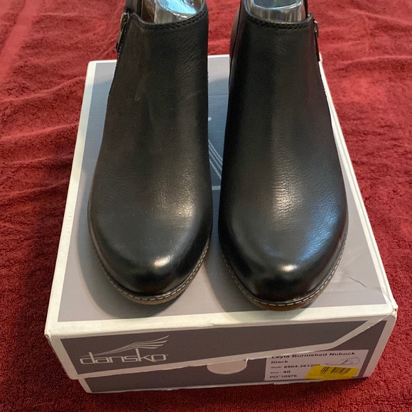 Dansko Shoes - Dansko Nubuck Leather Booties, Black, Size 10, New in Box, No trade